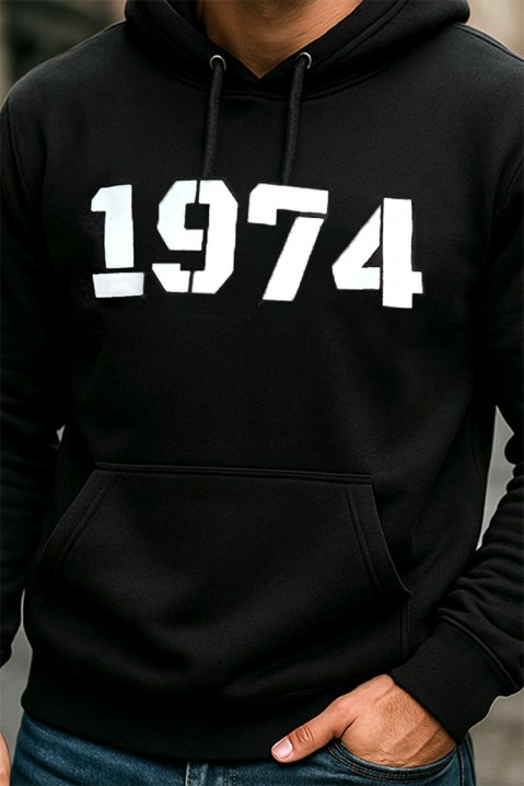 Muška dukserica HERTEZ, Boja: crna, IVET.HR - MODERNA ODJEĆA