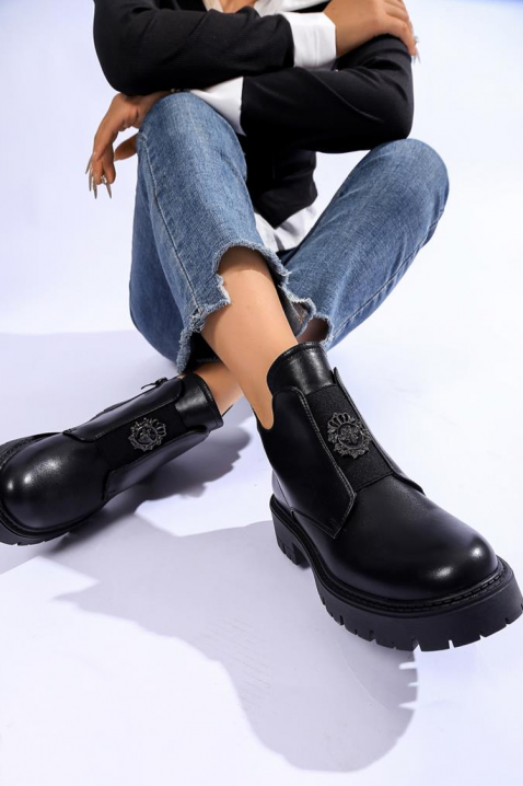 Ženske gležnjače BLUSTEGA, Boja: crna, IVET.HR - MODERNA ODJEĆA