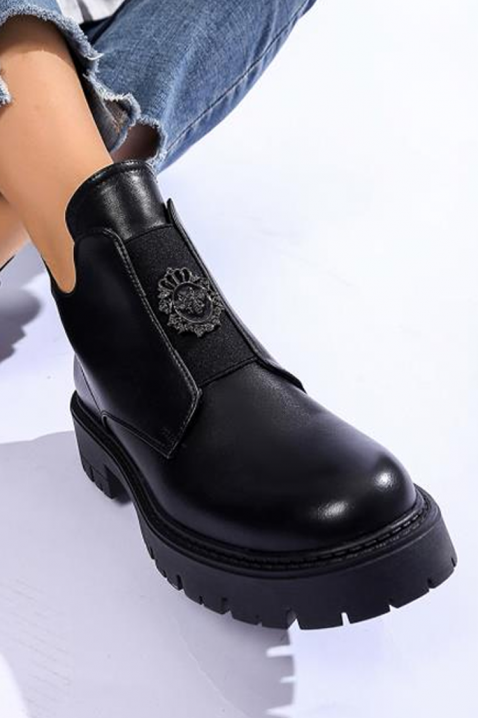 Ženske gležnjače BLUSTEGA, Boja: crna, IVET.HR - MODERNA ODJEĆA