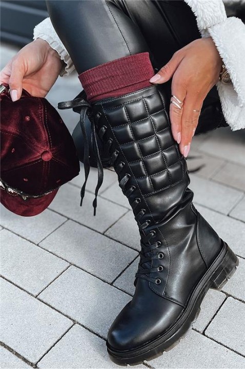 Čizme KAMSOLA, Boja: crna, IVET.HR - MODERNA ODJEĆA