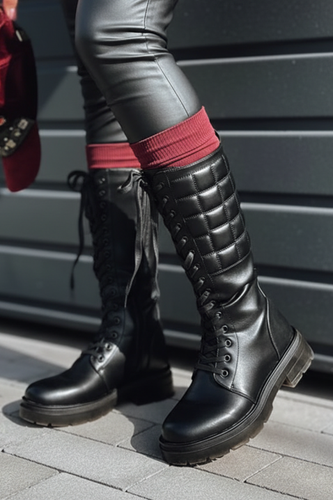 Čizme KAMSOLA, Boja: crna, IVET.HR - MODERNA ODJEĆA