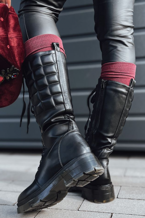 Čizme KAMSOLA, Boja: crna, IVET.HR - MODERNA ODJEĆA