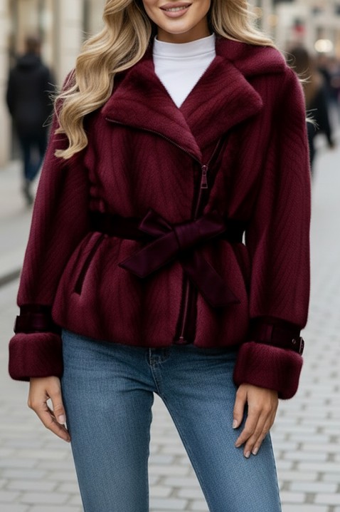 Jakna METALINZA BORDO, Boja: bordo, IVET.HR - MODERNA ODJEĆA