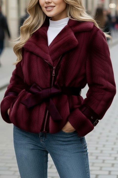 Jakna METALINZA BORDO, Boja: bordo, IVET.HR - MODERNA ODJEĆA