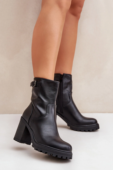 Ženske gležnjače AMERSILA BLACK, Boja: crna, IVET.HR - MODERNA ODJEĆA