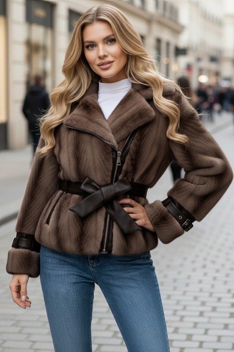 Jakna METALINZA BROWN, Boja: smeđa, IVET.HR - MODERNA ODJEĆA