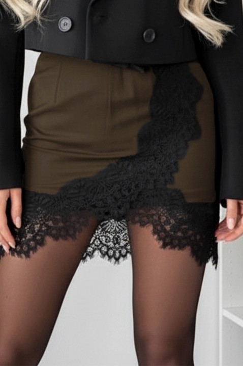 Suknja - hlače SKIRTANA BROWN, Boja: smeđa, IVET.HR - MODERNA ODJEĆA