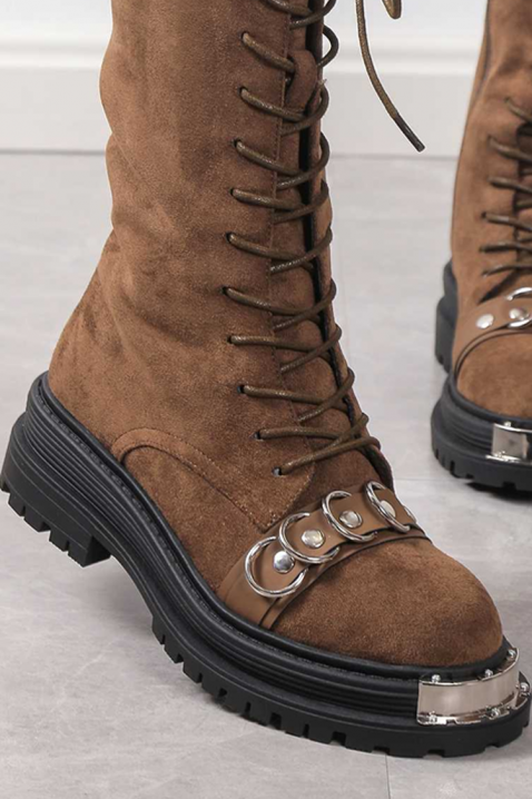 Ženske čizme SERMOLJA BROWN, Boja: smeđa, IVET.HR - MODERNA ODJEĆA