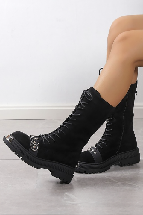 Ženske čizme SERMOLJA BLACK, Boja: crna, IVET.HR - MODERNA ODJEĆA