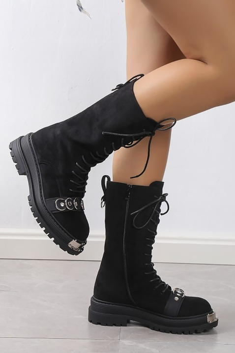 Ženske čizme SERMOLJA BLACK, Boja: crna, IVET.HR - MODERNA ODJEĆA