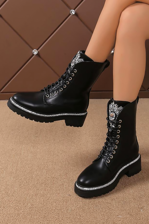 Ženske čizme FRONELXA, Boja: crna, IVET.HR - MODERNA ODJEĆA