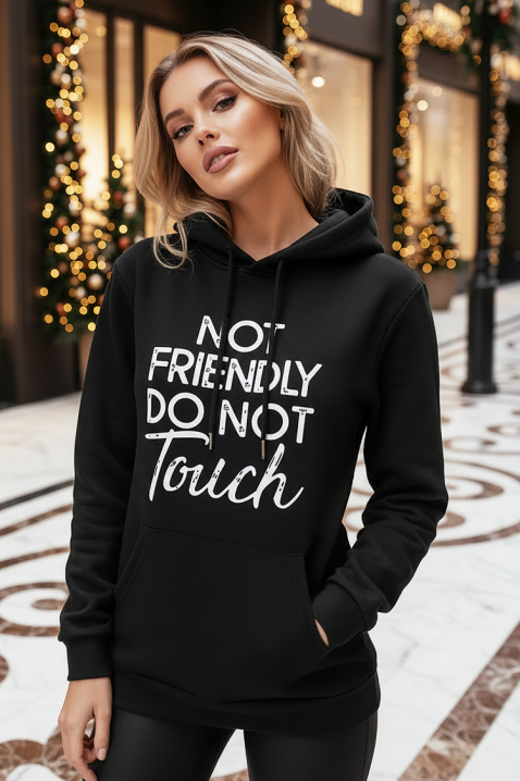 Dukserica VOLDRENA, Boja: crna, IVET.HR - MODERNA ODJEĆA