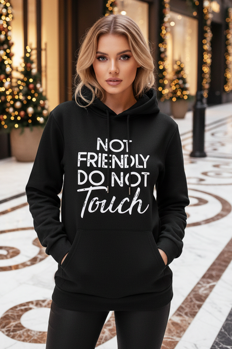 Dukserica VOLDRENA, Boja: crna, IVET.HR - MODERNA ODJEĆA