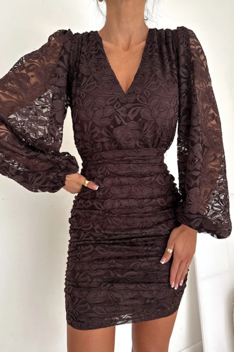 Haljina KARILOLA BROWN, Boja: smeđa, IVET.HR - MODERNA ODJEĆA