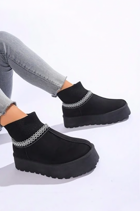 Ženske čizme ALZENDA, Boja: crna, IVET.HR - MODERNA ODJEĆA