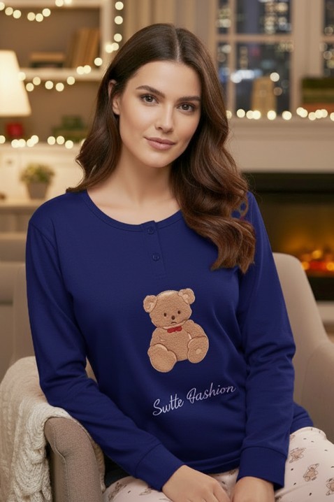 Pidžama KARLITTA NAVY, Boja: tamnoplava, IVET.HR - MODERNA ODJEĆA