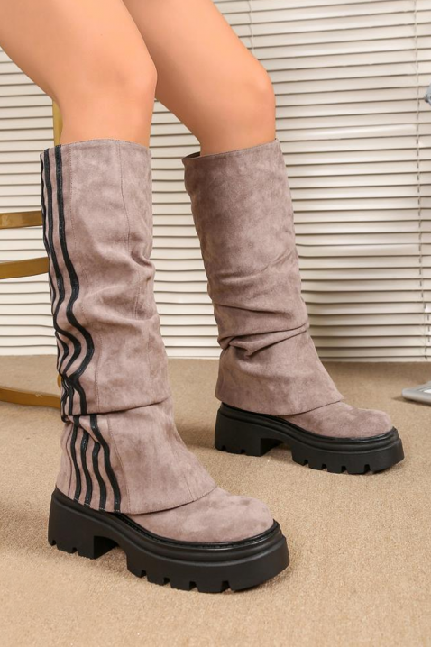 Čizme DOLEGRIA BEIGE, Boja: bež, IVET.HR - MODERNA ODJEĆA