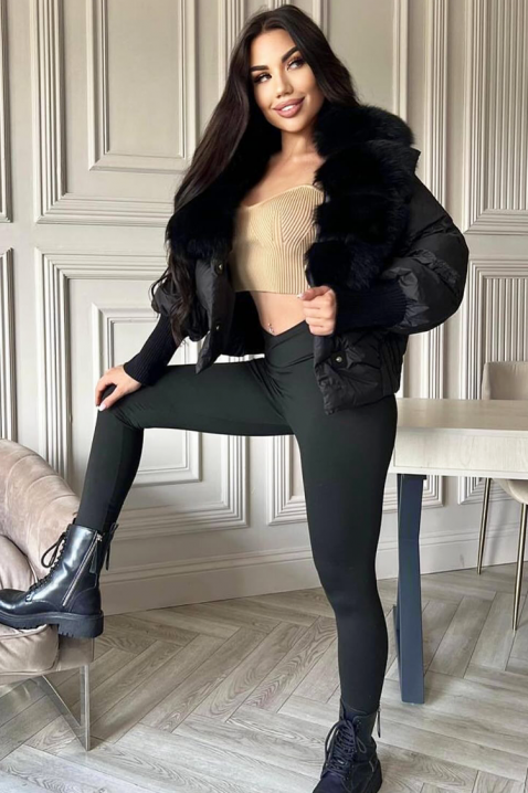 Jakna REDELZA BLACK, Boja: crna, IVET.HR - MODERNA ODJEĆA