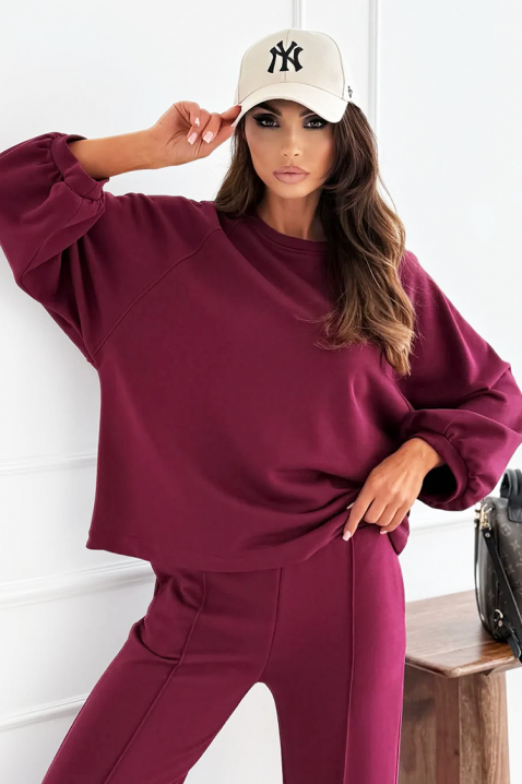 Komplet REOTILGA BORDO, Boja: bordo, IVET.HR - MODERNA ODJEĆA