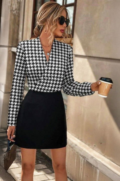 Haljina TALIATA, Boja: crna i bijela, IVET.HR - MODERNA ODJEĆA