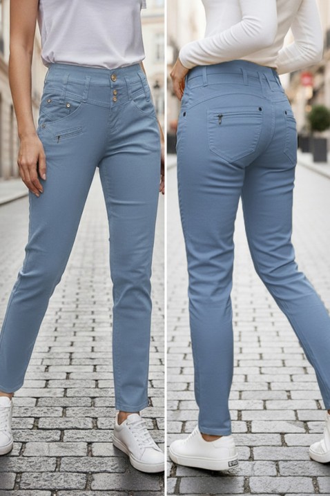 Hlače PRIMOJA SKY, Boja: svijetlo plava, IVET.HR - MODERNA ODJEĆA