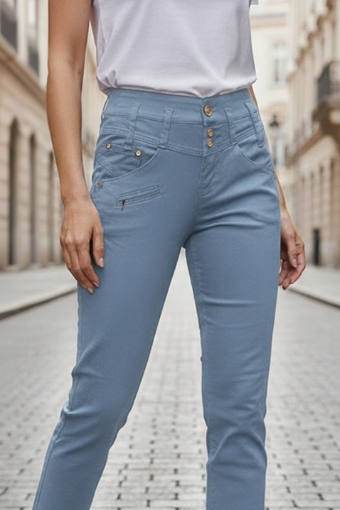 Hlače PRIMOJA SKY, Boja: svijetlo plava, IVET.HR - MODERNA ODJEĆA