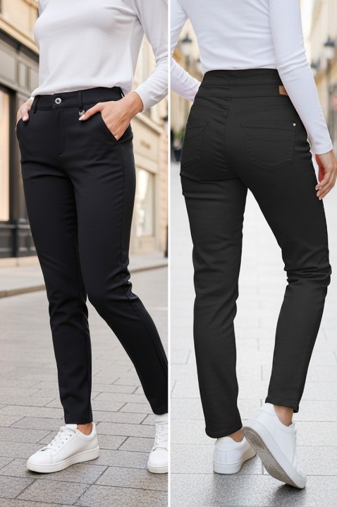 Hlače MURTALA, Boja: crna, IVET.HR - MODERNA ODJEĆA