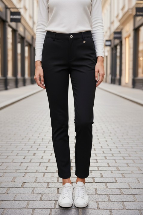 Hlače MURTALA, Boja: crna, IVET.HR - MODERNA ODJEĆA