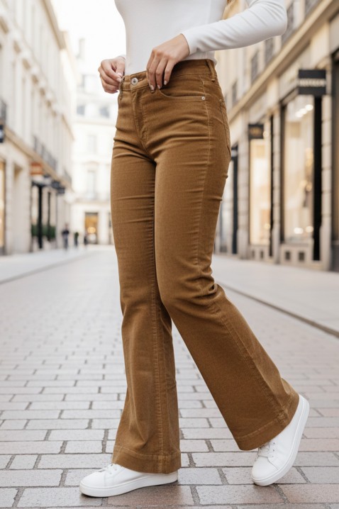 Hlače BALIZA, Boja: svjetlosmeđa, IVET.HR - MODERNA ODJEĆA