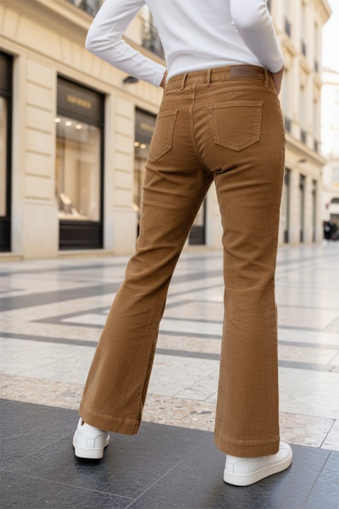 Hlače BALIZA, Boja: svjetlosmeđa, IVET.HR - MODERNA ODJEĆA