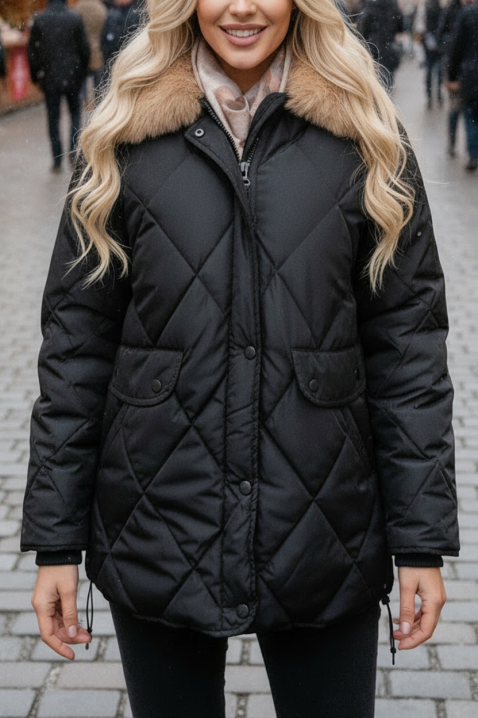 Jakna SLAMENDA BLACK, Boja: crna, IVET.HR - MODERNA ODJEĆA