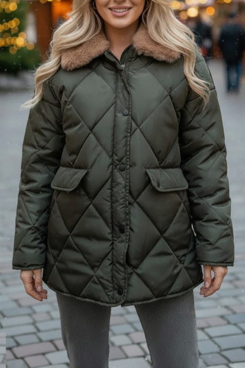 Jakna SLAMENDA KHAKI, Boja: kaki, IVET.HR - MODERNA ODJEĆA