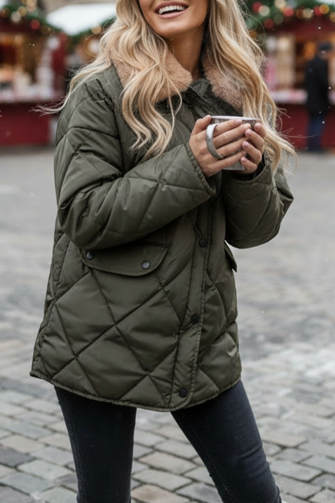 Jakna SLAMENDA KHAKI, Boja: kaki, IVET.HR - MODERNA ODJEĆA