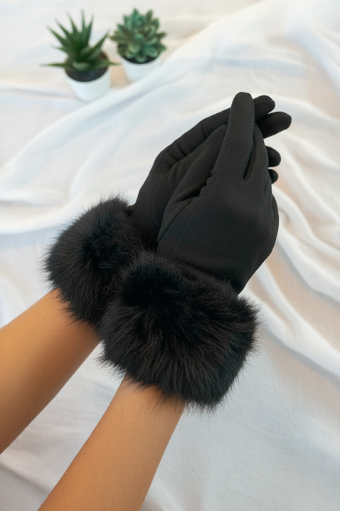 Ženske rukavice LORZILA, Boja: crna, IVET.HR - MODERNA ODJEĆA