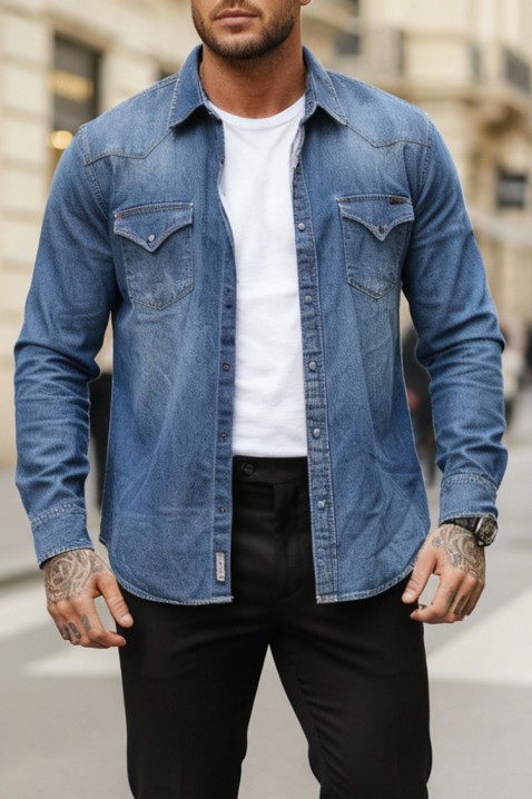 Muška košulja TORMER BLUE, Boja: plava, IVET.HR - MODERNA ODJEĆA