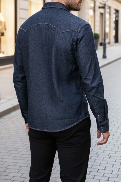 Muška košulja TORMER INDIGO, Boja: indigo, IVET.HR - MODERNA ODJEĆA