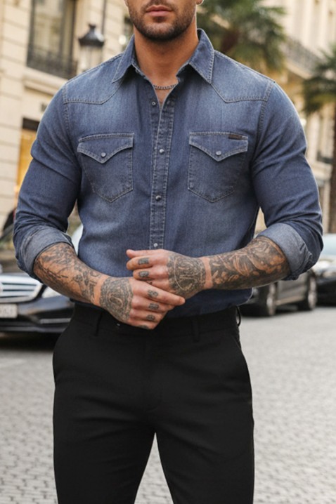 Muška košulja TORMER NAVY, Boja: tamnoplava, IVET.HR - MODERNA ODJEĆA