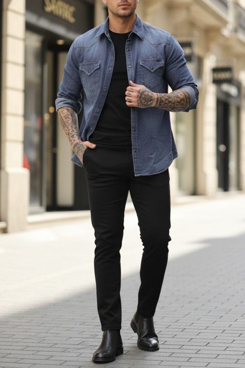 Muška košulja TORMER NAVY, Boja: tamnoplava, IVET.HR - MODERNA ODJEĆA