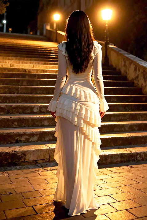 Haljina NEVRAZKA WHITE, Boja: bijela, IVET.HR - MODERNA ODJEĆA