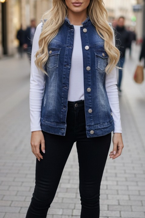 Prsluk FALZENA NAVY, Boja: tamnoplava, IVET.HR - MODERNA ODJEĆA