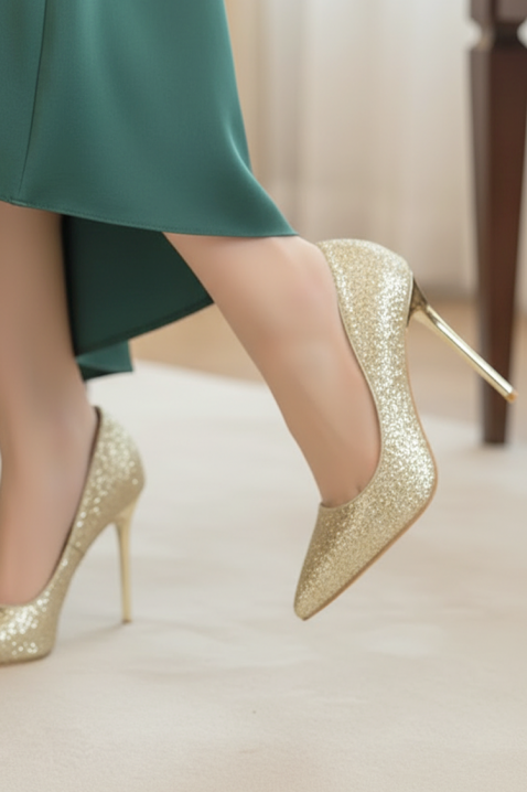 Ženske cipele KSILONDA, Boja: zlatna, IVET.HR - MODERNA ODJEĆA