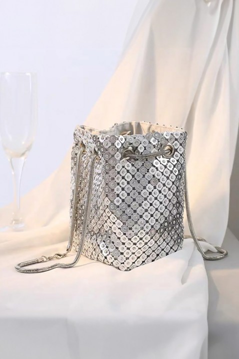 Ženska torba SREBROLZA, Boja: srebrna, IVET.HR - MODERNA ODJEĆA