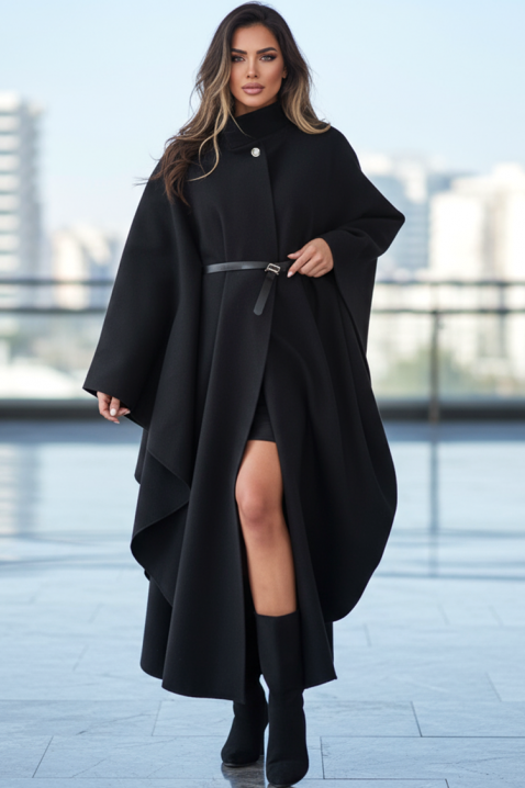 Kaput SELEDAYA BLACK, Boja: crna, IVET.HR - MODERNA ODJEĆA