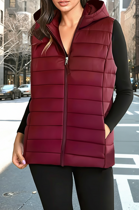 Prsluk LOMEIRA BORDO, Boja: bordo, IVET.HR - MODERNA ODJEĆA