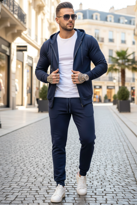 Muški komplet PAXEN NAVY, Boja: tamnoplava, IVET.HR - MODERNA ODJEĆA