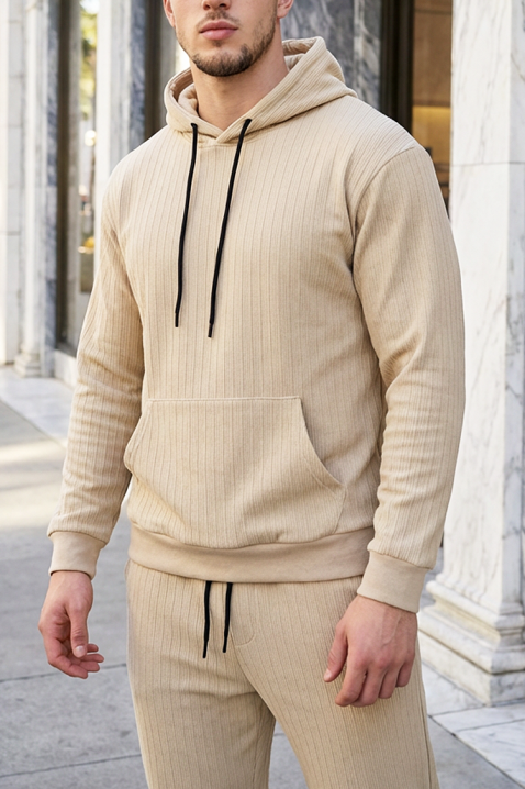 Muški komplet MIZIKO BEIGE, Boja: bež, IVET.HR - MODERNA ODJEĆA