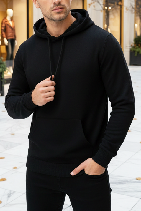 Muška dukserica KAZER, Boja: crna, IVET.HR - MODERNA ODJEĆA