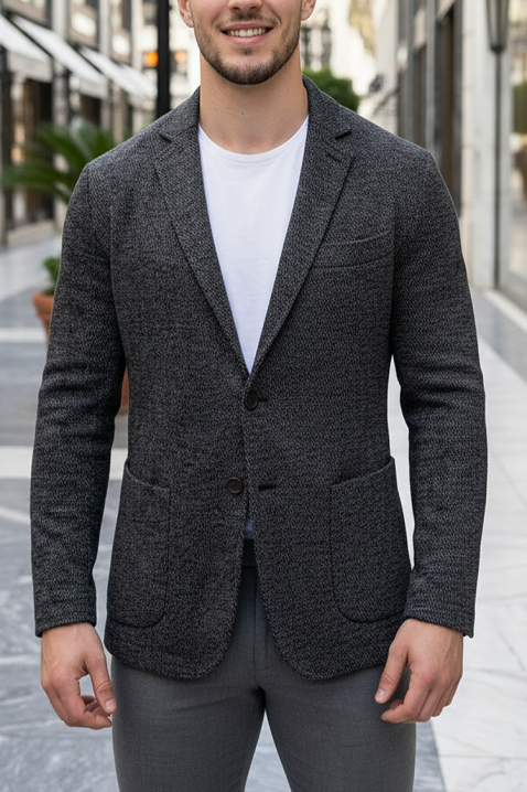 Muško sako ZOREFO, Boja: crna, IVET.HR - MODERNA ODJEĆA