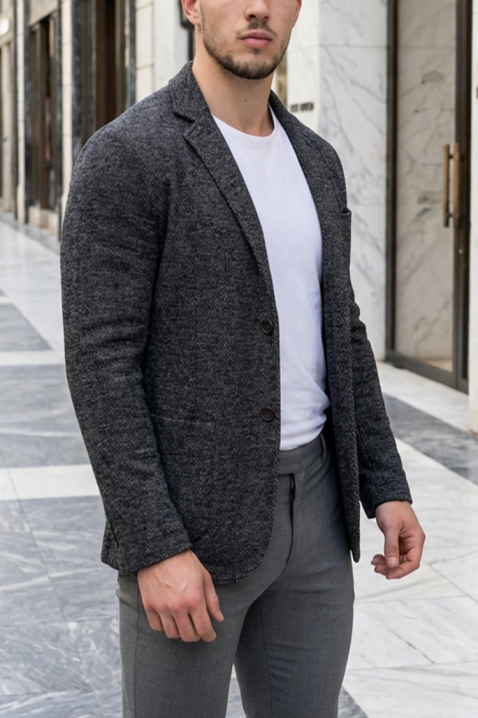 Muško sako ZOREFO, Boja: crna, IVET.HR - MODERNA ODJEĆA