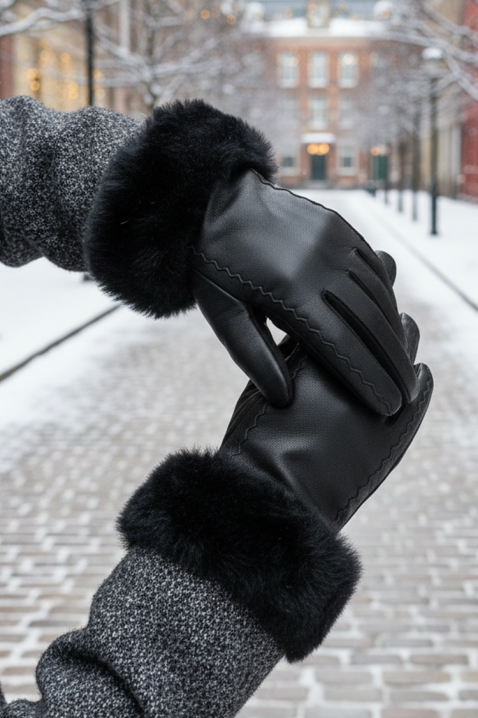 Ženske rukavice POLIARZA BLACK, Boja: crna, IVET.HR - MODERNA ODJEĆA